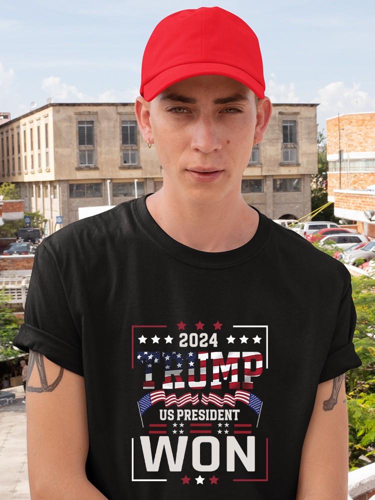 Trump Us President Won 2024 T-shirt -SmartPrintsInk Designs