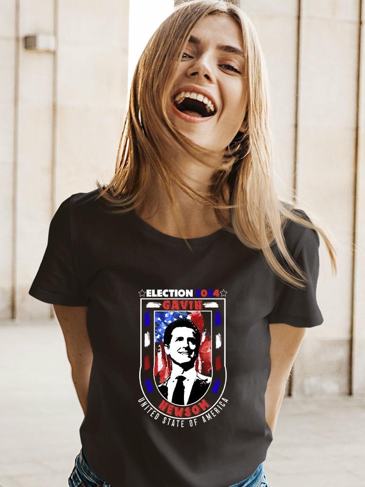 Gavin Newsom Election 2024 T-shirt -SmartPrintsInk Designs