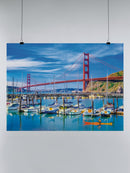 San Francisco Beach Life Poster