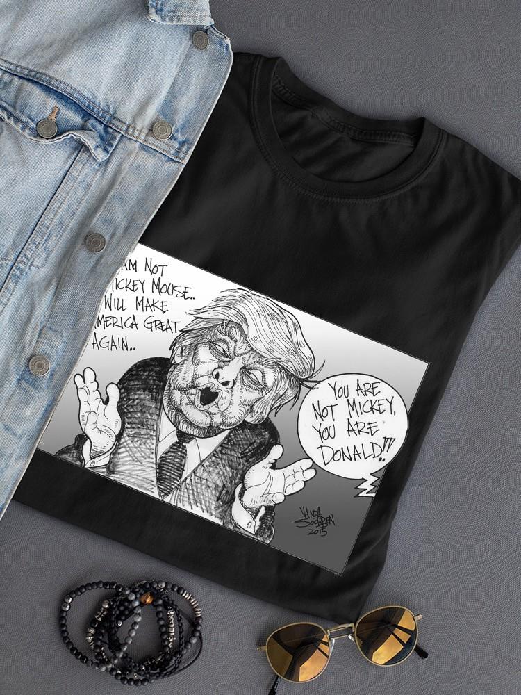 Not Mickey T-shirt -Nanda Soobben Designs