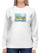 Refugee Happy Boat Hoodie -Joen Designs
