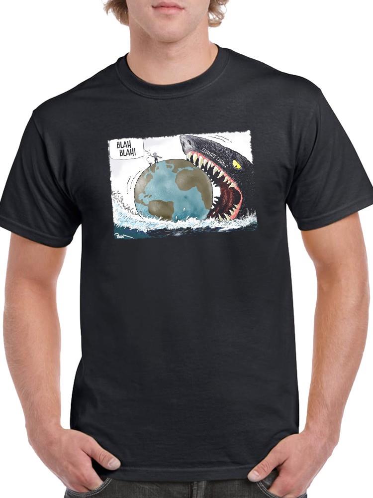 Climate Change Shark T-shirt -Politicozen Designs