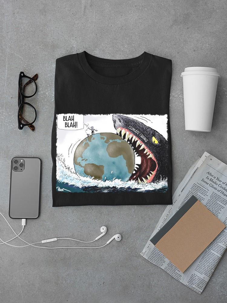 Climate Change Shark T-shirt -Politicozen Designs