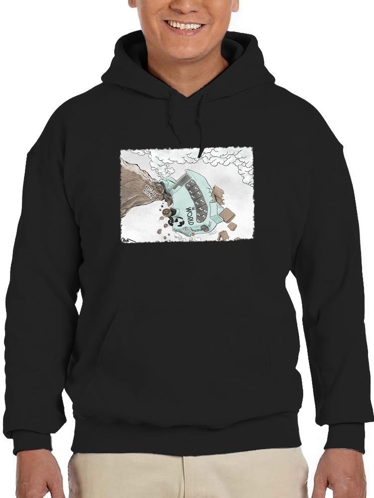 Bus And Climate Change Hoodie -Politicozen Designs