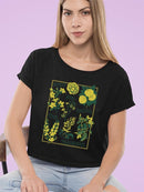 Mythical Sun Rise And Shine Crop Tee Women's -SelectDesign