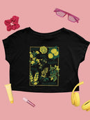 Stop And Smell The Flowers Crop Tee Women's -SelectDesign