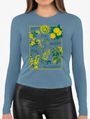 Stop And Smell The Flowers Long Sleeve Women's -SelectDesign