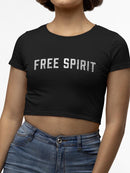 Free Spirit Tee Crop Tee Women's -SelectDesign