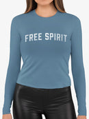 Free Spirit Tee Long Sleeve Women's -SelectDesign