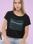 Namaste Crop Tee Women's -SelectDesign