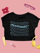 Namaste Crop Tee Women's -SelectDesign