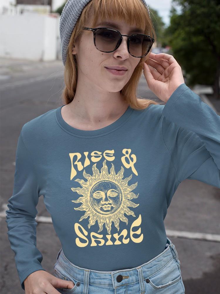 Mythical Sun Rise And Shine Long Sleeve Women's -SelectDesign