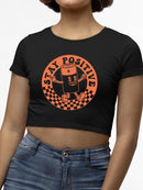 Stay Positive Energy  Crop Tee Women's -SelectDesign