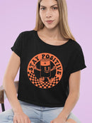 Stay Positive Energy  Crop Tee Women's -SelectDesign