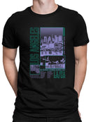 Los Angeles City View Outfit T-shirt Men's -SelectDesign