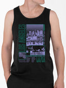Los Angeles City View Outfit Tank Top Men's -SelectDesign