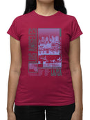 Los Angeles City View Outfit T-shirt Color Women's -SelectDesign