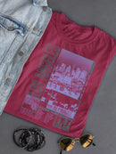 Los Angeles City View Outfit T-shirt Color Women's -SelectDesign