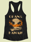 Ohana Sunset Lover Racerback Tank Women's -SelectDesign