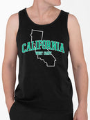 West Coast California Tank Top Men's -SelectDesign