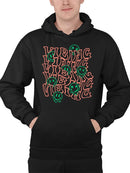 Vibrant Graphic Smile Hoodie Men's