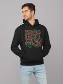 Vibrant Graphic Smile Hoodie Men's