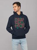 Vibrant Graphic Smile Hoodie Men's