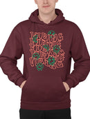 Vibrant Graphic Smile Hoodie Men's