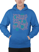 Vibrant Graphic Smile Hoodie Men's
