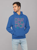 Vibrant Graphic Smile Hoodie Men's