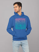 Stellar Dream Graphic Print Hoodie Men's