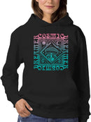 Stellar Dream Graphic Print Hoodie Women's