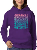 Stellar Dream Graphic Print Hoodie Women's
