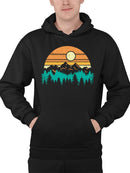 Sunset Mountain Graphic Hoodie Men's