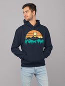 Sunset Mountain Graphic Hoodie Men's
