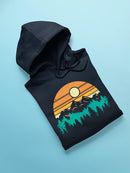 Sunset Mountain Graphic Hoodie Men's