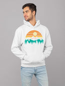 Sunset Mountain Graphic Hoodie Men's