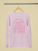 Don't Interrupt Me I'm Vibing Long Sleeve Women's