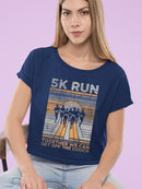 5K Run Women's Motivational Tee Crop Tee Women's