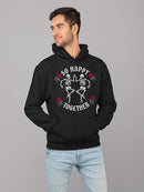Unisex Graphic Happy Skeletons Hoodie Men's