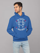 Unisex Graphic Happy Skeletons Hoodie Men's