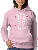 Unisex Graphic Happy Skeletons Hoodie Women's