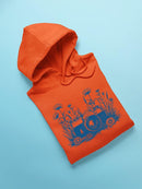 Floral Camera Artistic Apparel  Hoodie Men's