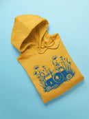 Floral Camera Artistic Apparel  Hoodie Men's