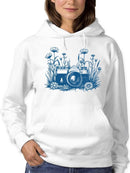 Floral Camera Artistic Apparel  Hoodie Women's