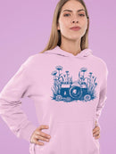 Floral Camera Artistic Apparel  Hoodie Women's