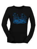Floral Camera Artistic Apparel  Long Sleeve Women's