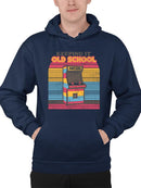 Nostalgic Arcade Graphic Tee Hoodie Men's