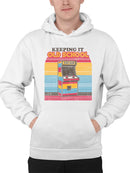 Nostalgic Arcade Graphic Tee Hoodie Men's
