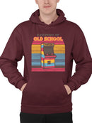 Nostalgic Arcade Graphic Tee Hoodie Men's